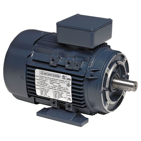 Metric Motor,1 HP,3.0/1.5A,1740 rpm