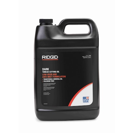 Pipe Thread Cutting Oil, 1 gal, Can, Black