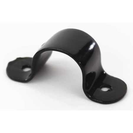 Two Hole Strap, Conduit; Pipe Use, 1/2 in, Steel, PVC Coated