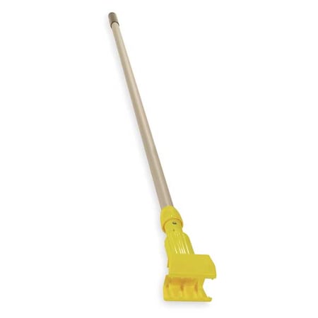 60" Clamp On Wet Mop Handle, Gray, Aluminum