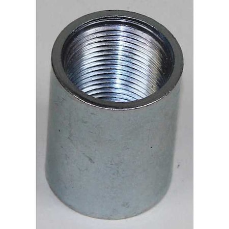 IMC Coupling, 4 in, Coupling, Steel, Galvanized, Silver