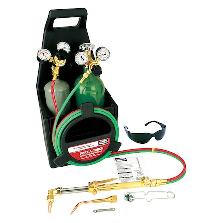 Cutting Outfit, Port-A-Torch Series, Acetylene, Oxygen, 72-3, 0-UM-350