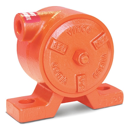 Pneumatic Vibrator,600 lb,5200 vpm,80psi