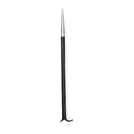 Rolling Head Pry Bar,12 In,7/16 In Dia
