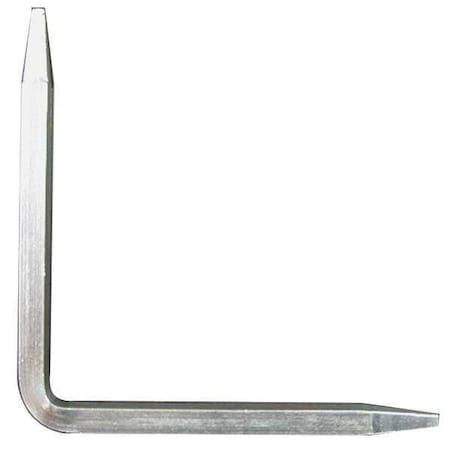 Wrench,Angle Seats,6in. L, Black Steel