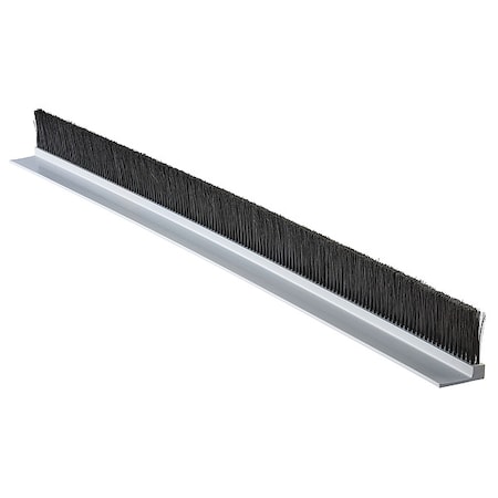 Stapled Set Strip Brush,PVC,Length 72 In
