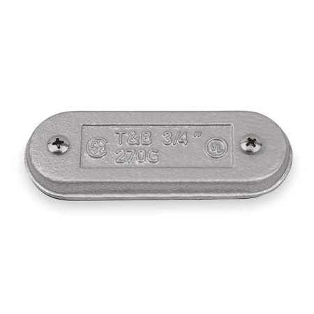 Conduit Body Cover,1-1/4 in.,Clip On