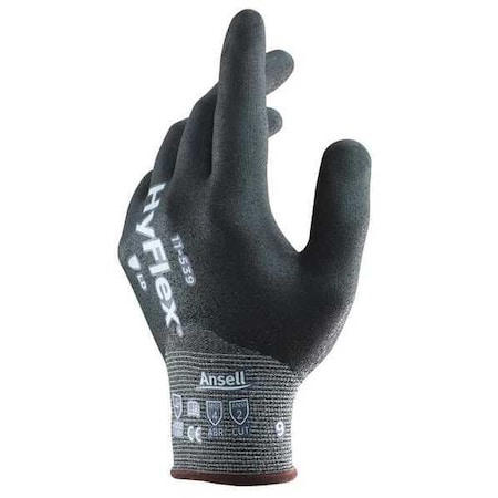 Cut Resistant Coated Gloves, Cut Level A2 ,Dipped ,Nitrile ,Sandy ,XS 1 PR