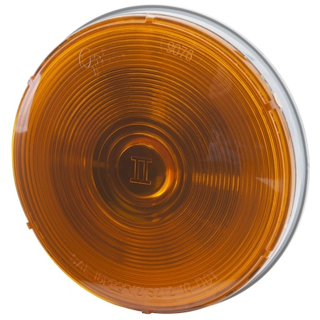Stop/Tail/Turn Lamp,Yellow,Round