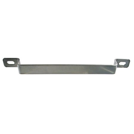 Pull Handle, Steel, Polished Zinc, Unth. Through Holes
