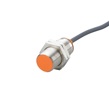 Cylindrical, Inductive Proximity Sensor, 18 mm Dia., Brass, 2 m, Bare Wire, 3 Wires, Shielded