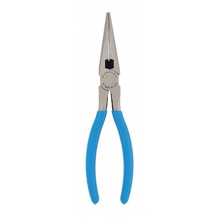 8 in Long Nose Plier with Side Cutters 2 1/4 In Jaw Opening Comfort Grip Handle