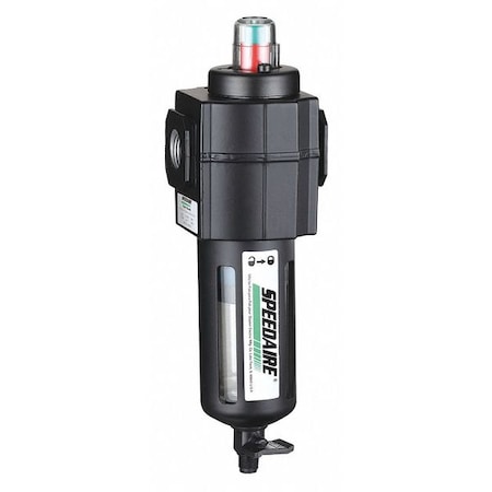 Coalescing Filter, 3/8 In. NPT, 150 psi, Overall Width: 2.68 in