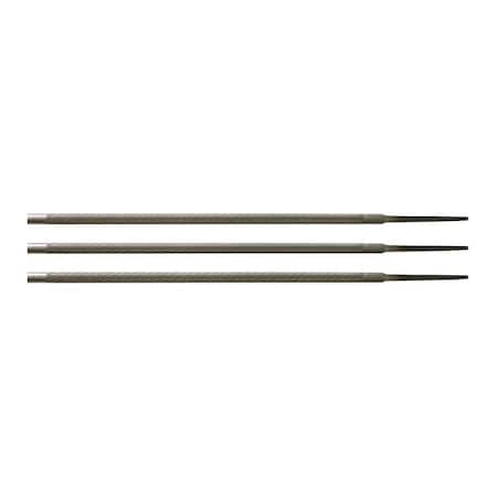 3/16" x 8" Round Knurl Cut Chainsaw File - 3 Files per Bag