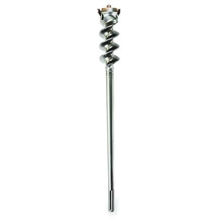 3-Cutter Hammer Drill Bit 2-1/2" x 24"L, SDS Max