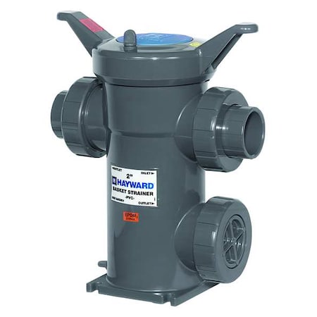Basket Strainer, 1" Pipe, Socket/Threaded, PVC, 150 psi