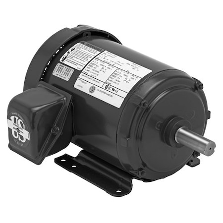 Three-Phase Motor, 5 HP, 184T Frame, 208-230/460V Voltage, 3,515 Nameplate RPM