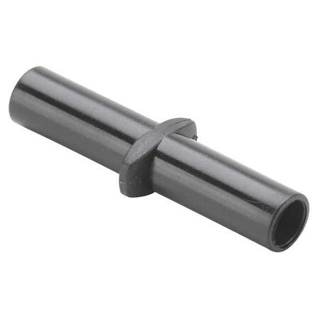 Push-Fit Union Fitting, Fiberglass-Reinforced Nylon, Black, 10 PK