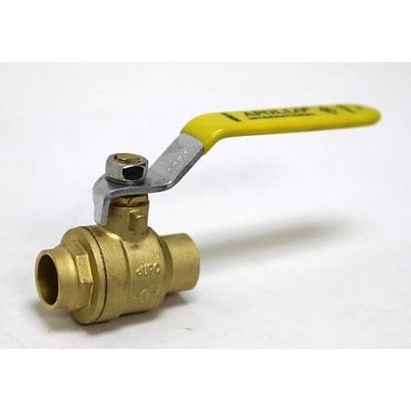 2" Sweat Brass Ball Valve Inline