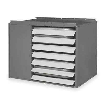 Gas Wall and Ceiling Unit Heater, NG/LP, 120,000, 1,475 cfm, Direct, Propeller, 1/2 in