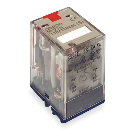 Plug-In, General Purpose Relay, Square, 10 A, 8 Pins, Plug-in