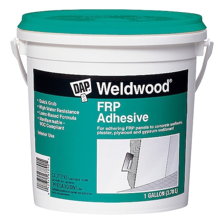 FRP Construction Adhesive, FRP Series, White, 1 gal, Pail