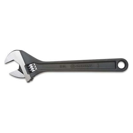 8" Adjustable Black Oxide Wrench - Bagged