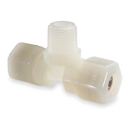 Tee,Nylon,Comp3/8",Comp3/8",FNPT3/8"