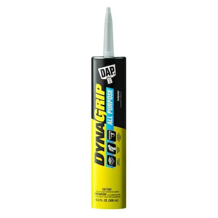 Construction Adhesive, All Purpose Series, White, 10.3 oz, Cartridge