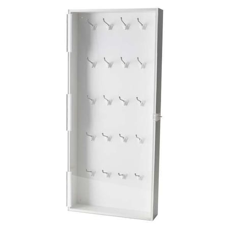 Padlock Cabinet,Unfilled,30 In H