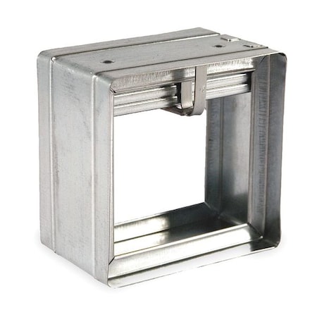 Square Fire Damper,5-3/4 In. W,165 Deg F