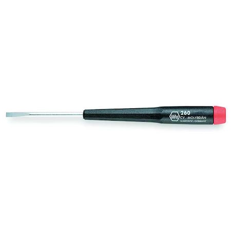 Prec. Screwdriver, Slotted, 1.8mm x 1-5/8