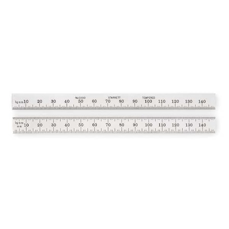Steel Rule,Flexible,150mm,Type 30 Grad