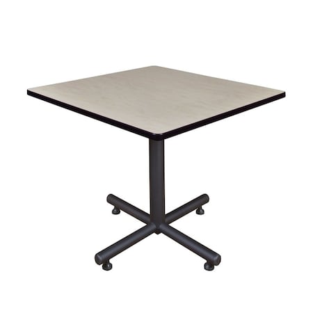 Square Tables > Breakroom Tables > Kobe Square & Round Tables, Wood,Metal Top, Maple