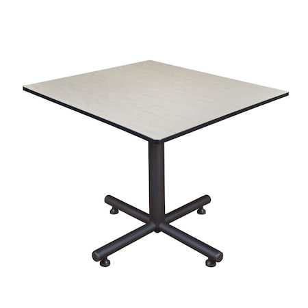 Square Tables > Breakroom Tables > Kobe Square & Round Tables, Wood,Metal Top, Maple