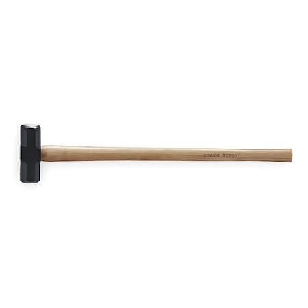 8 lb Sledge Hammer, 35 1/8 In L Hickory Handle, Steel Head