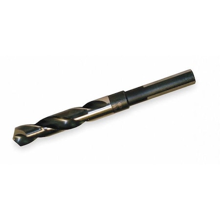 118 Degree Silver & Deming Drill with 1/2 Reduced Shank Cle-Line 1877 Black & Gold HSS RHS/RHC 63/64