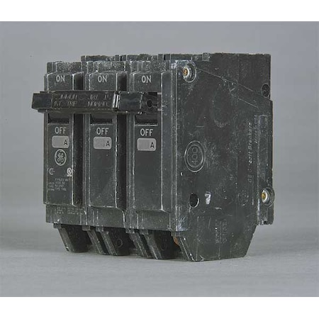 Molded Case Circuit Breaker, THQL Series, 80A, 3 Pole, 240V AC, 10kA at 240V AC