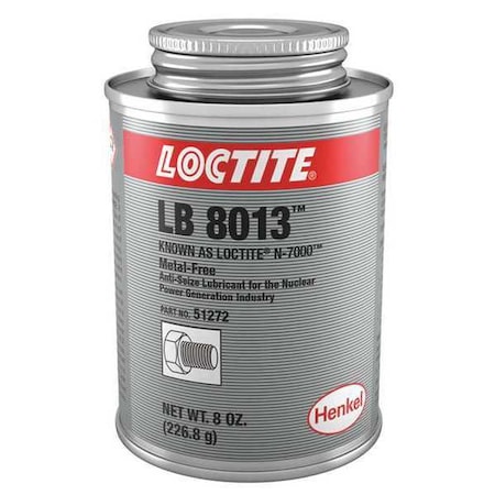 Anti Seize,8 oz. Brush Top Can,Paste LB 8013(TM) N-7000(TM)
