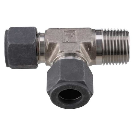 1/4" x 3/8" CPI x MNPT SS Male Run Tee