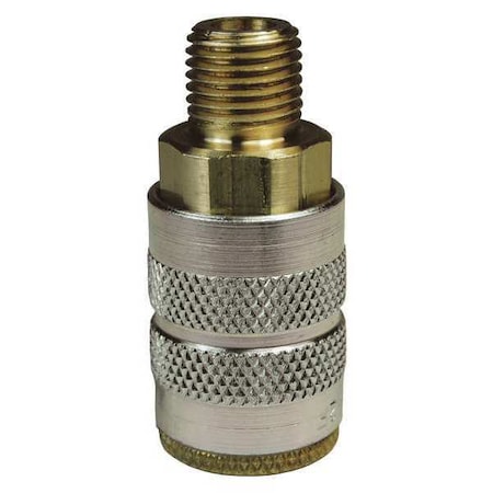 Male to Indust. Coupler,(M)NPT,1/2,Steel