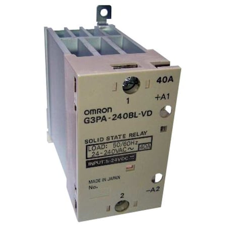 Solid State Relay, 1 Phase, Screw Clamp, DIN Rail & Screw, Phototriac