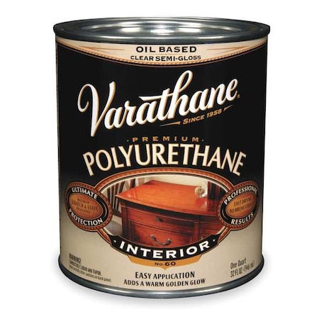 Polyurethane, Clear, Semi-Gloss, 1 gal.