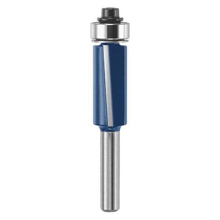 Router Bit,Carbide,1/2in dia.,2-5/8inL