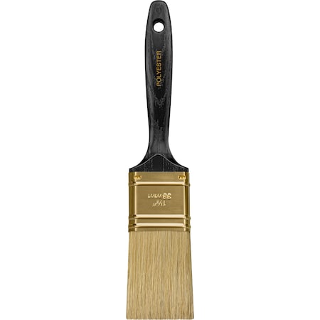 1-1/2" Wall Firm, Polyester Bristle, Paint Brush, Plastic Handle