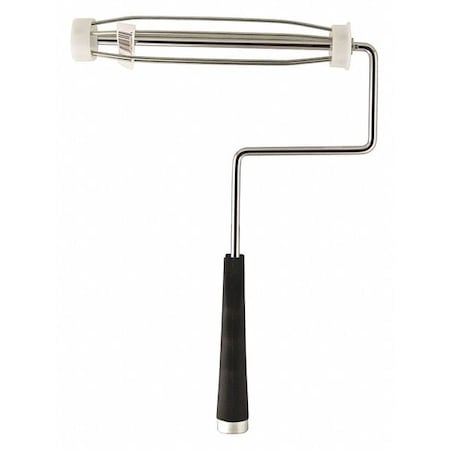 Paint Roller Frame, 5 Wire Cage, Plastic Handle, 9" Rollers