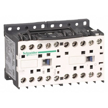 IEC Magnetic Contactor, No Auxiliary Contacts, 24V AC, 3 P, Reversing, Screw Clamp