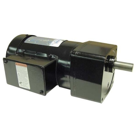 AC Gearmotor, 50 in-lb Max. Torque, 345 RPM Nameplate RPM, 208-230/460V AC Voltage, 3 Phase