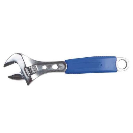 Adj. Wrench,6",15/16" Cap.,Chrome