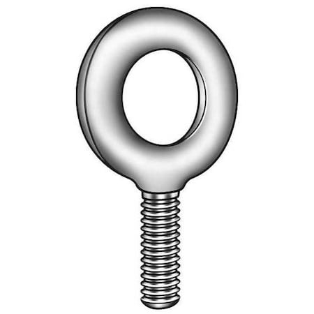 Eye Bolt Without Shoulder, 3/4"-10, 2 in Shank, 1-1/2 in ID, Steel, Plain